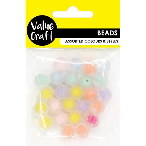 Frosted Round Shape Beads
